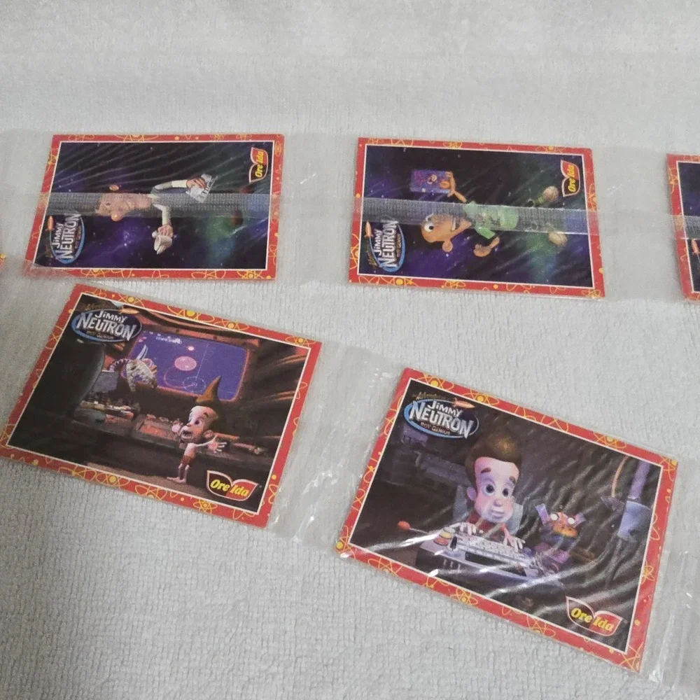 2002 Jimmy Neutron Ore-Ida Promo Cards Sealed 12 Pack Strip Lot 24 Cards NOS